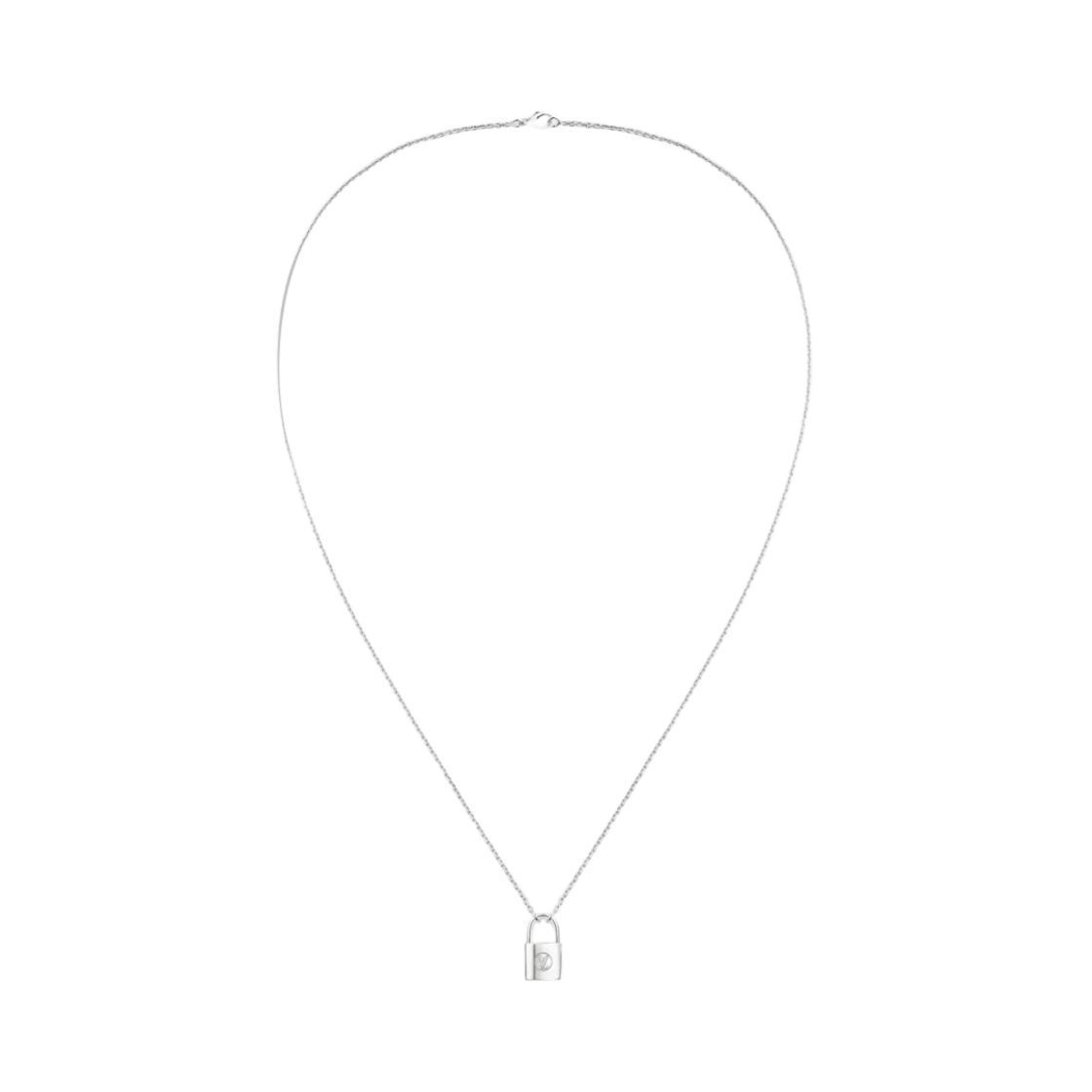 루이비통 실버 락킷 팬던트 네클리스 스털링 실버(Louis Vuitton Silver Lockit Pendant Necklace Sterling Silver)
