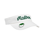 Malbon Golf Visor & Bucket Ball Marker Set Ivory