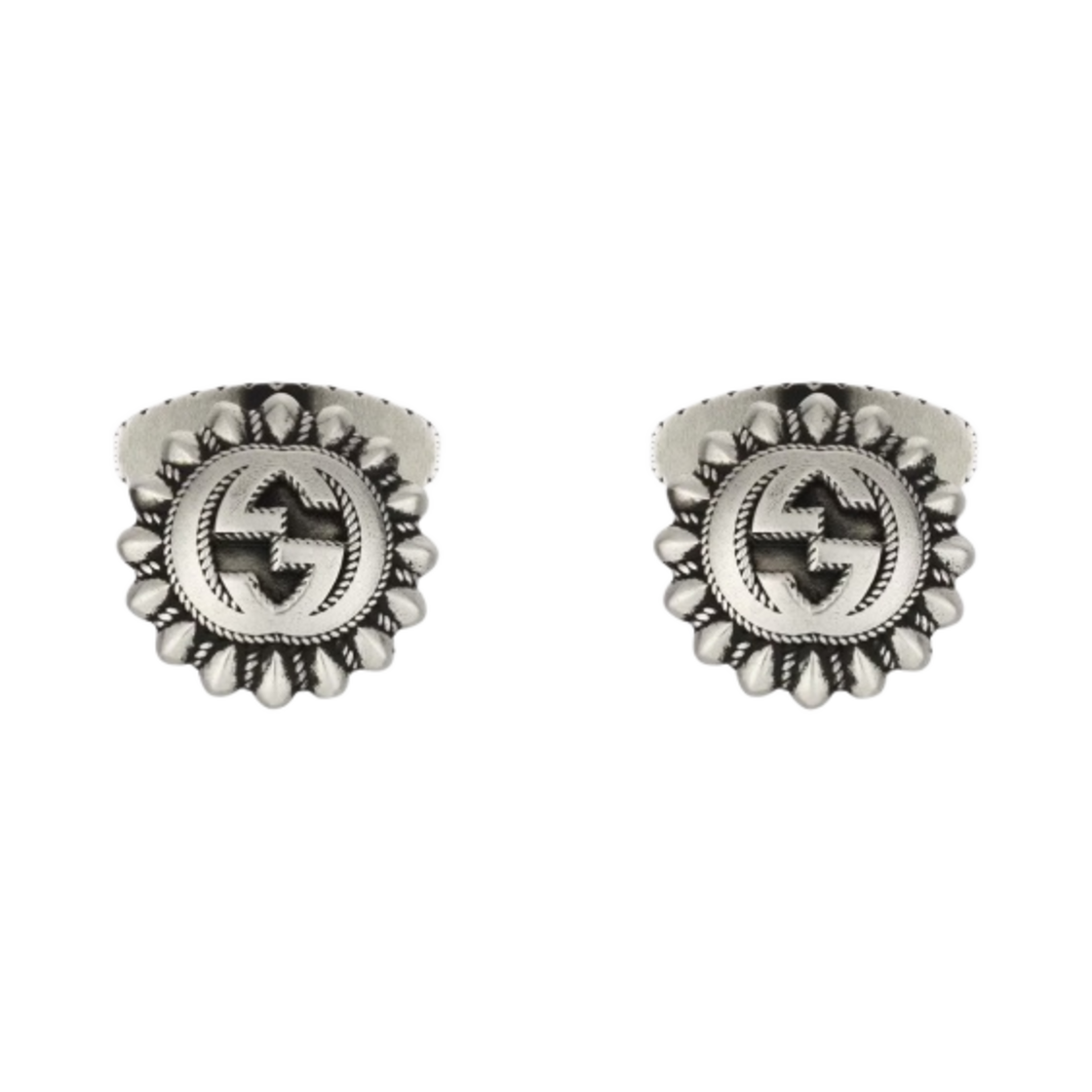 구찌 인터로킹 G 커프스링크 실버(Gucci Interlocking G Cufflinks Silver) - 1