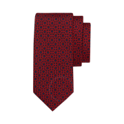 Ferragamo Gancini Silk Tie Red