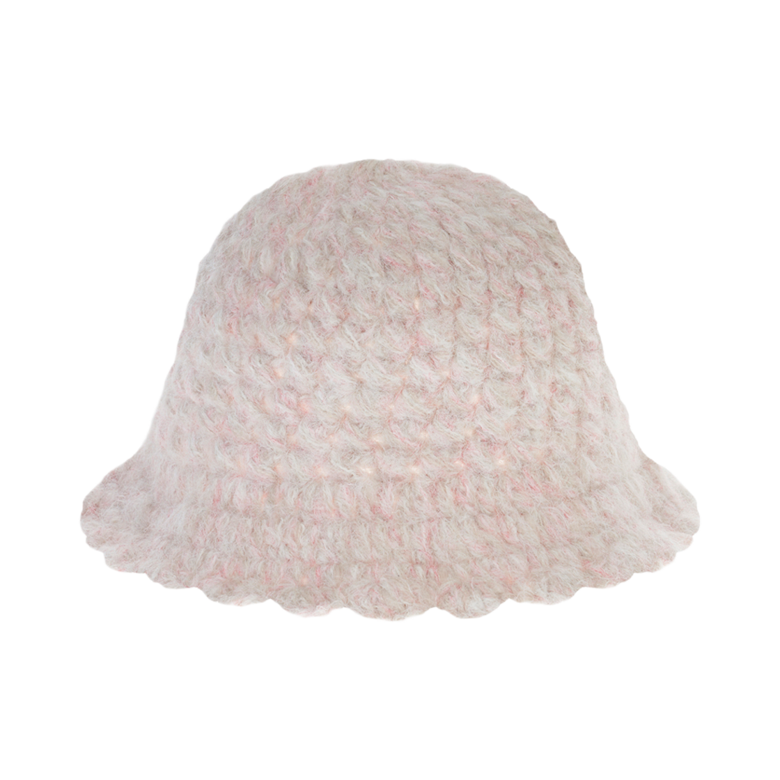 24FWMCH-PS Allincomplete Mixed Crochet Hat Pink Salt