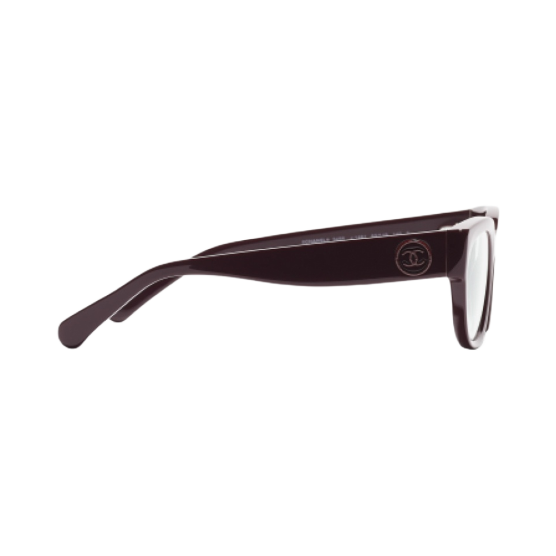 샤넬 스퀘어 프레임 아세테이트 & 버건디(Chanel Rectangle Eyeglasses Acetate & Burgundy) - 3