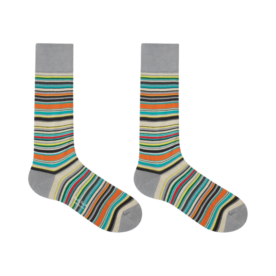폴 스미스 시그니쳐 스트라이프 삭스 멀티 컬러 (3개입)(Paul Smith Signature Stripe Socks Multi Color (3 Pack)) - 4