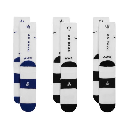 Nike x Drake Nocta x Kar L'Art De L'Automobile Crew Socks Multi Color (3 Pack)