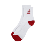 Plastick Bandage Heel Bandage Socks White