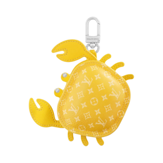 Louis Vuitton LV Crab Bag Charm Yellow