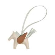 Hermes Rodeo Pegase PM Charm Milo Swift & Craie Vert Fizz Gold