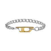 Diesel Dx1338 Stainless Steel Chain Bracelet Silver