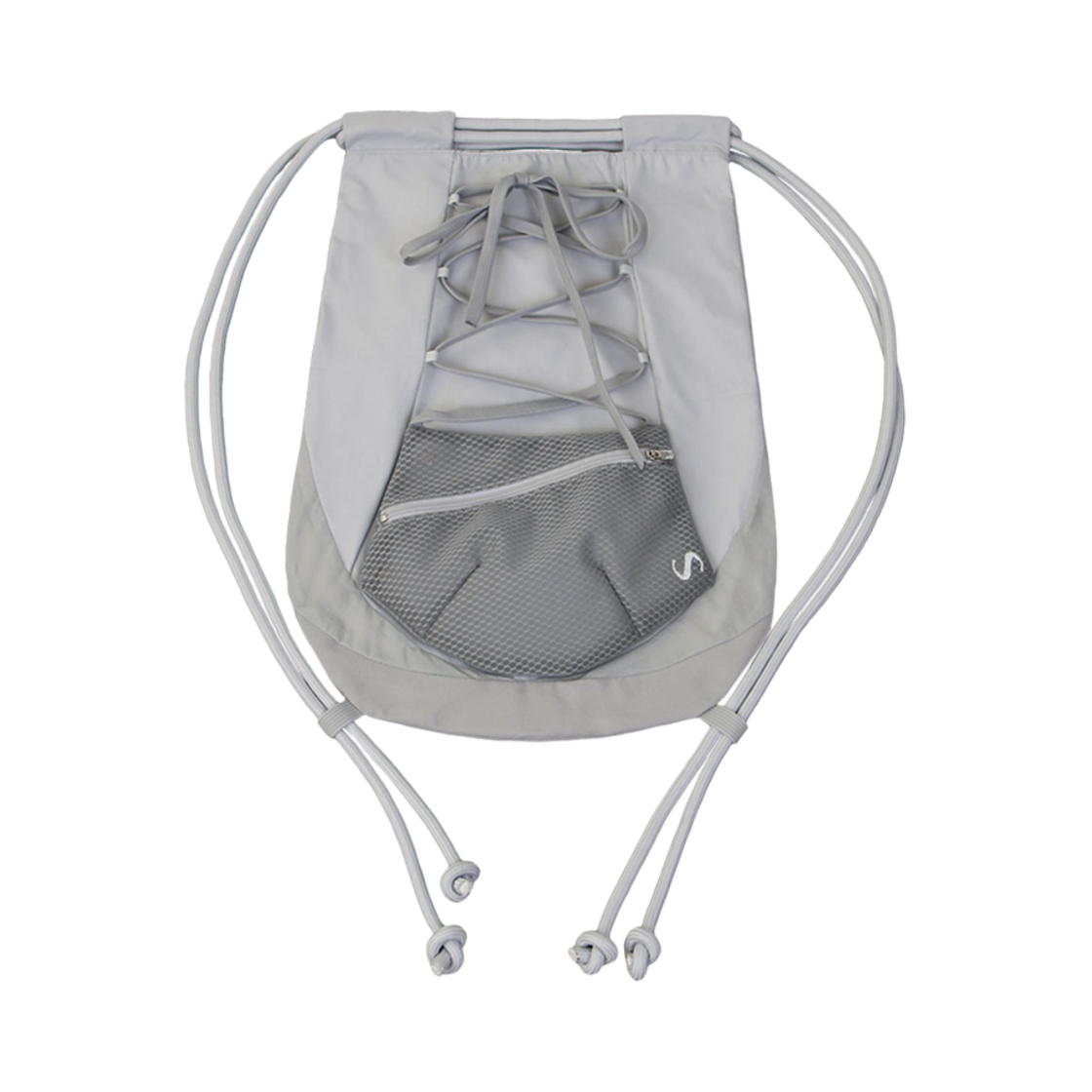 23SS-BG01-GR OJOS Detachable Pocket Gym Sack Grey