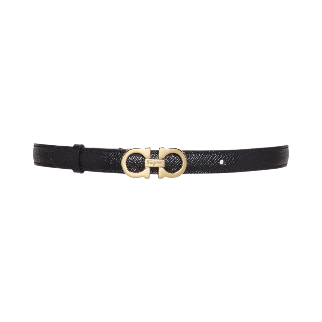 23A565-674556 (W) Ferragamo Reversible Adjustable Gancini Belt Lipstick Red Black