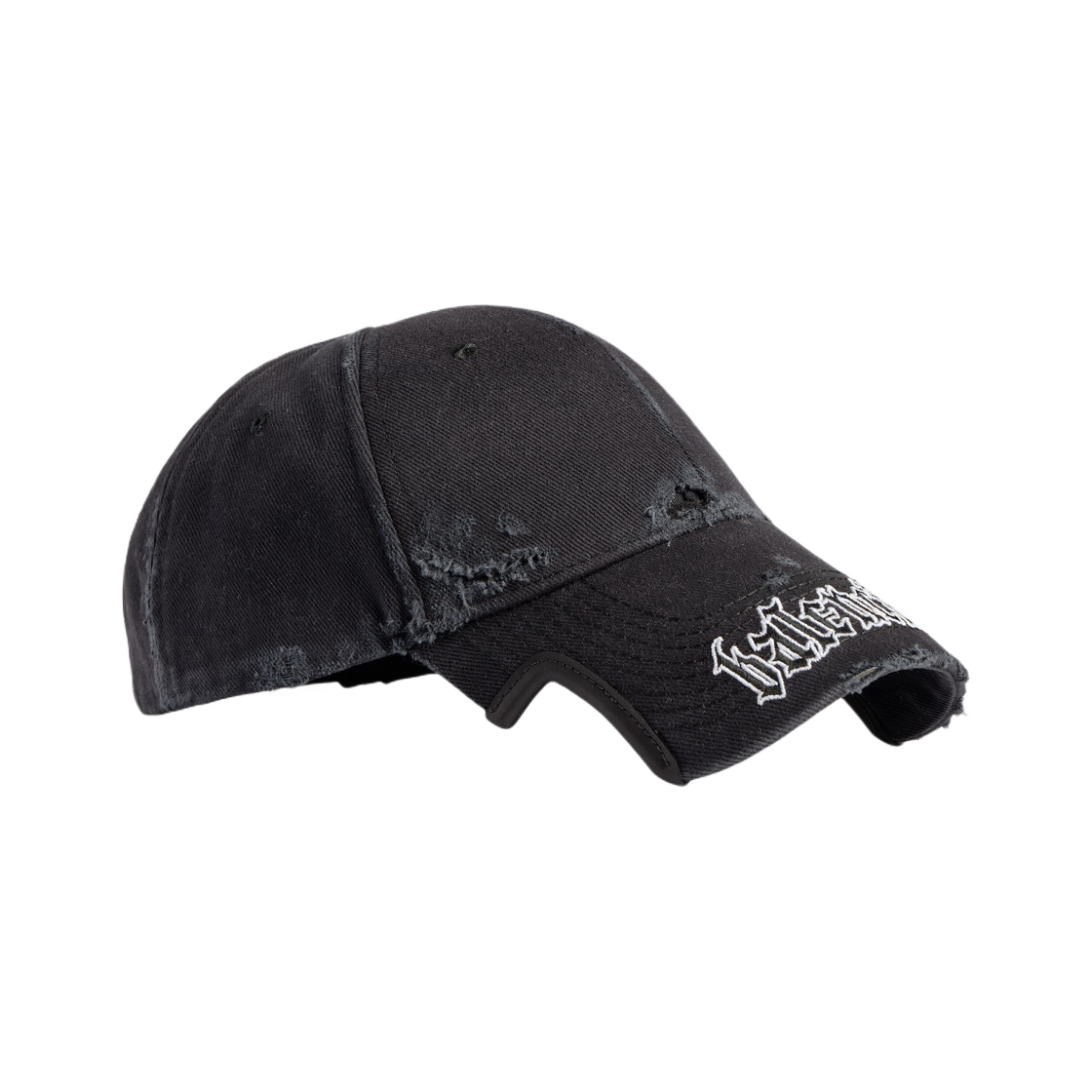 발렌시아가 블랙레터 스크립트 캡 블랙 페이디드((W) Balenciaga Blackletter Script Cap Black Faded) - 2