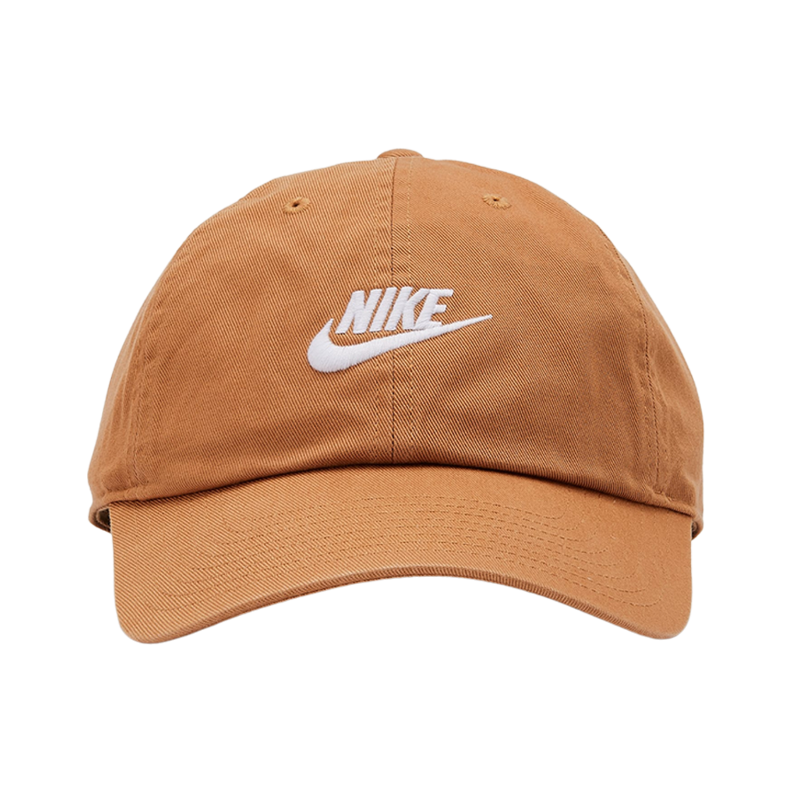FB5368-224 Nike Club Unstructured Futura Washed Cap Flax White - 대표 이미지 #1
