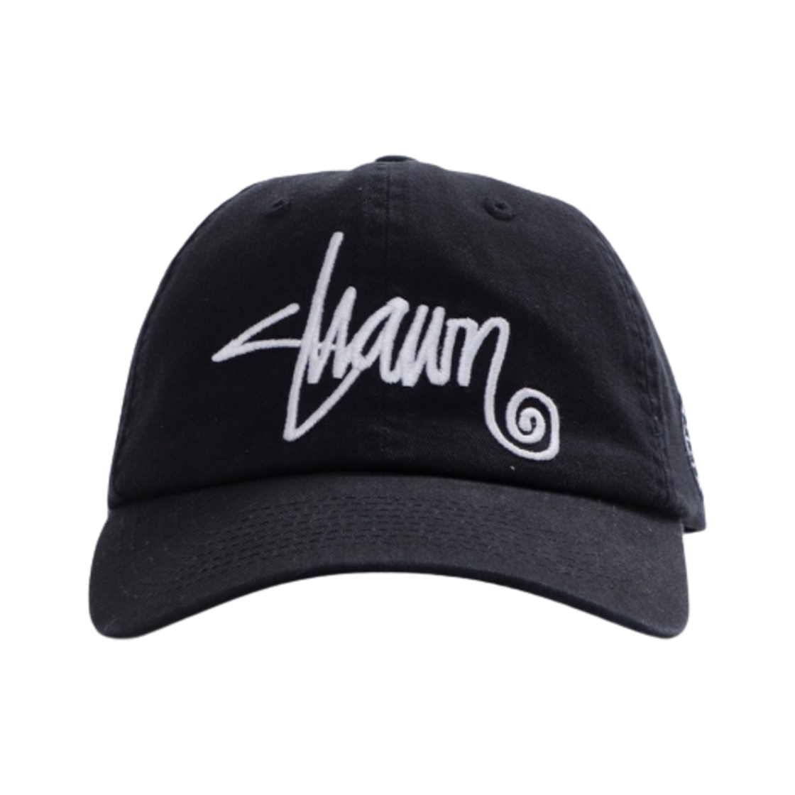 에스더블 숀 스크립트 스트랩백 햇 블랙