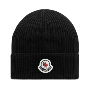 Moncler Cotton Beanie Black - 25SS