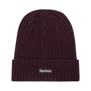 Supreme Overdyed Beanie Eggplant - 23SS