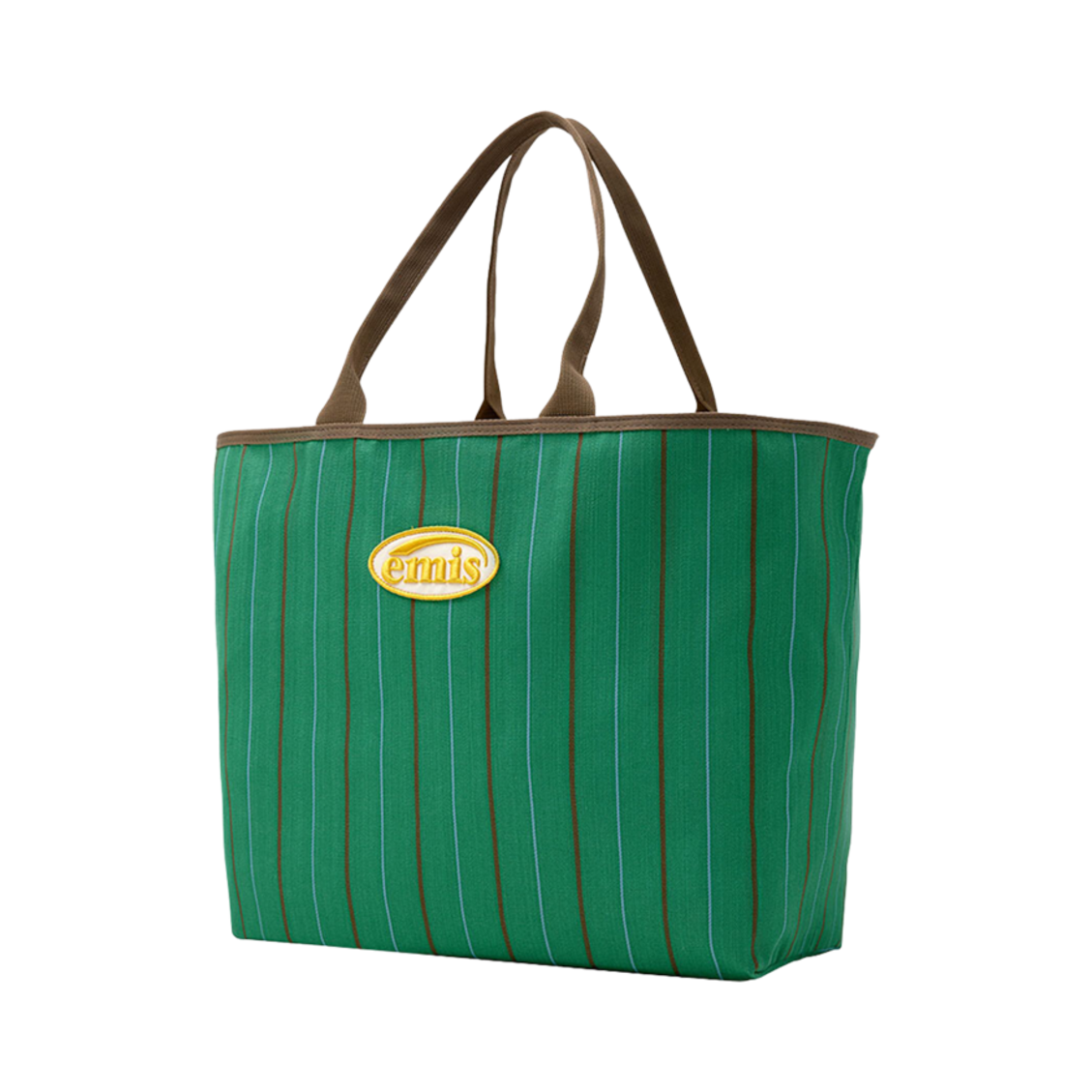 이미스 스트라이프 빅 에코백 그린(Emis Stripe Big Eco Bag Green) - 2