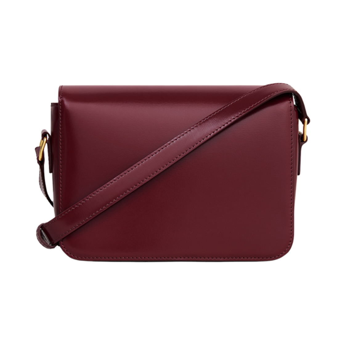 셀린느 틴 트리옹프 백 샤이니 카프스킨 라이트 버건디(Celine Teen Triomphe Bag in Shiny Calfskin Light Burgundy) - 3