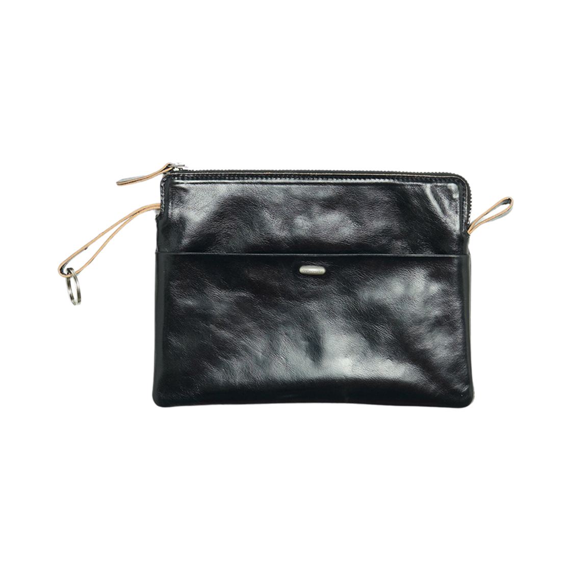 A4248SOT Our Legacy Supporter Organizer True Dye Black Leather