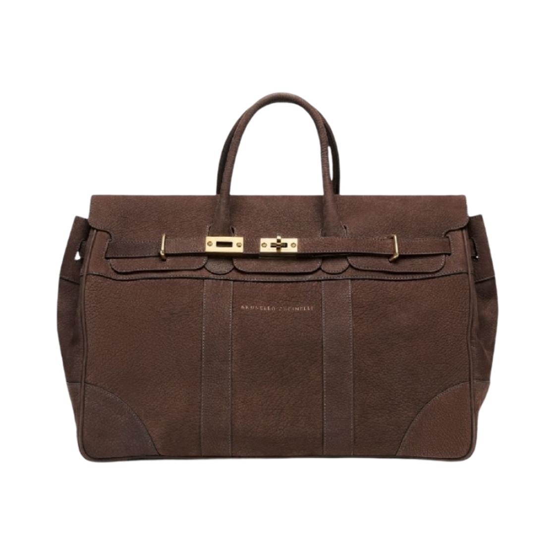 MBEPU071-C1035 Brunello Cucinelli Nubuck Country Bag Brown