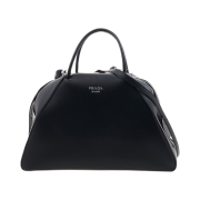 Prada Large Leather Prada Supernova Handbag Black
