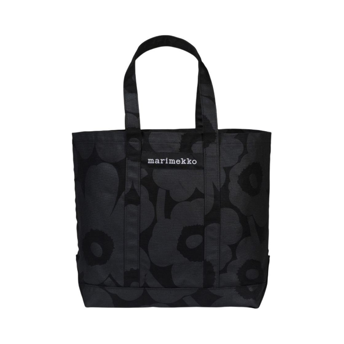 047587-999 Marimekko Peruskassi Pieni Unikko Bag Black