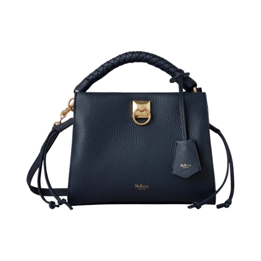 Mulberry Heavy Grain & Silky Calf Small Iris Night Sky