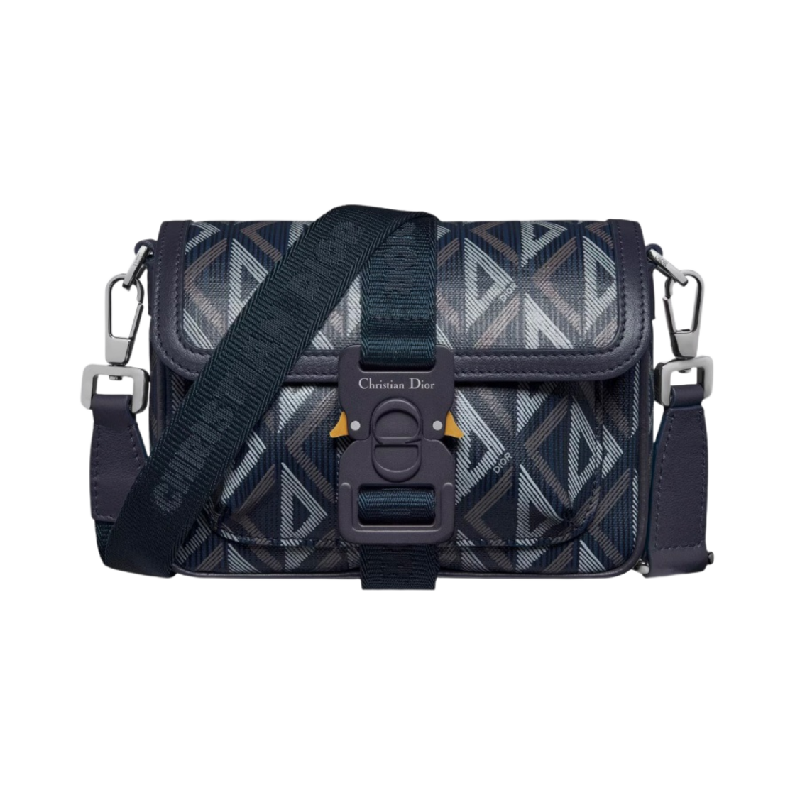 디올 라이트 디올 힛 더 로드 백 네이비 블루 CD 다이아몬드 캔버스(Dior Mini Dior Hit The Road Bag Navy Blue CD Diamond Canvas) - 1