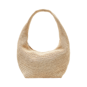 COS Mini Raffia Sling Bag Beige