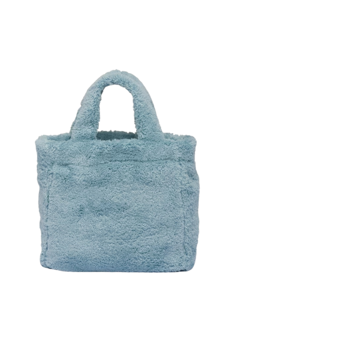 프라다 테리 미니 토트백 스카이 블루 블랙(Prada Terry Mini Tote Bag Sky Blue Black) - 2