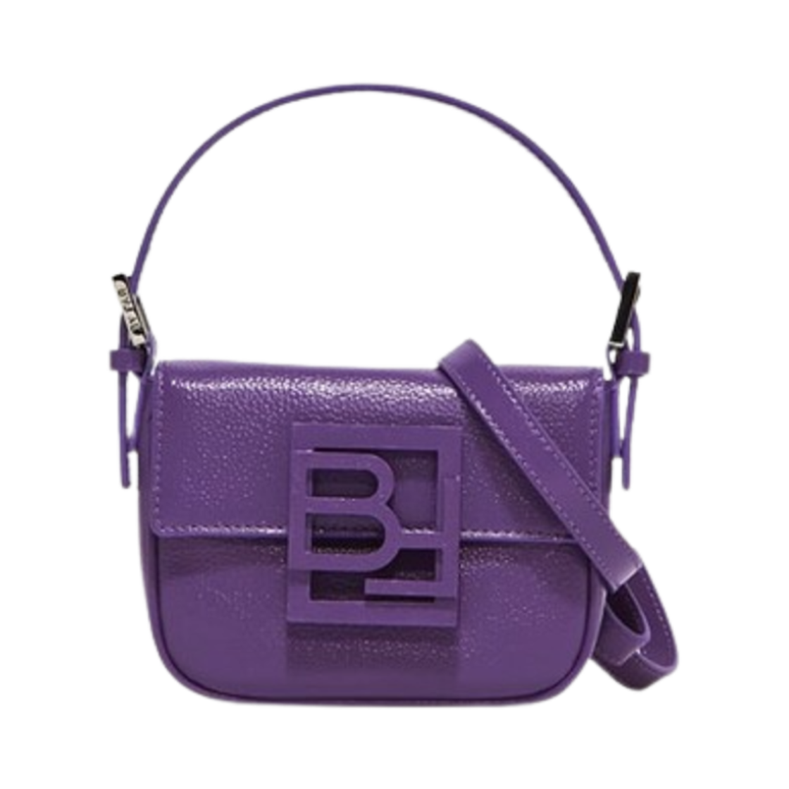 바이파 알피 그레인 레더 미니 크로스바디백 바이올렛(By Far Alfie Grain Leather Mini Crossbody Bag Violet)