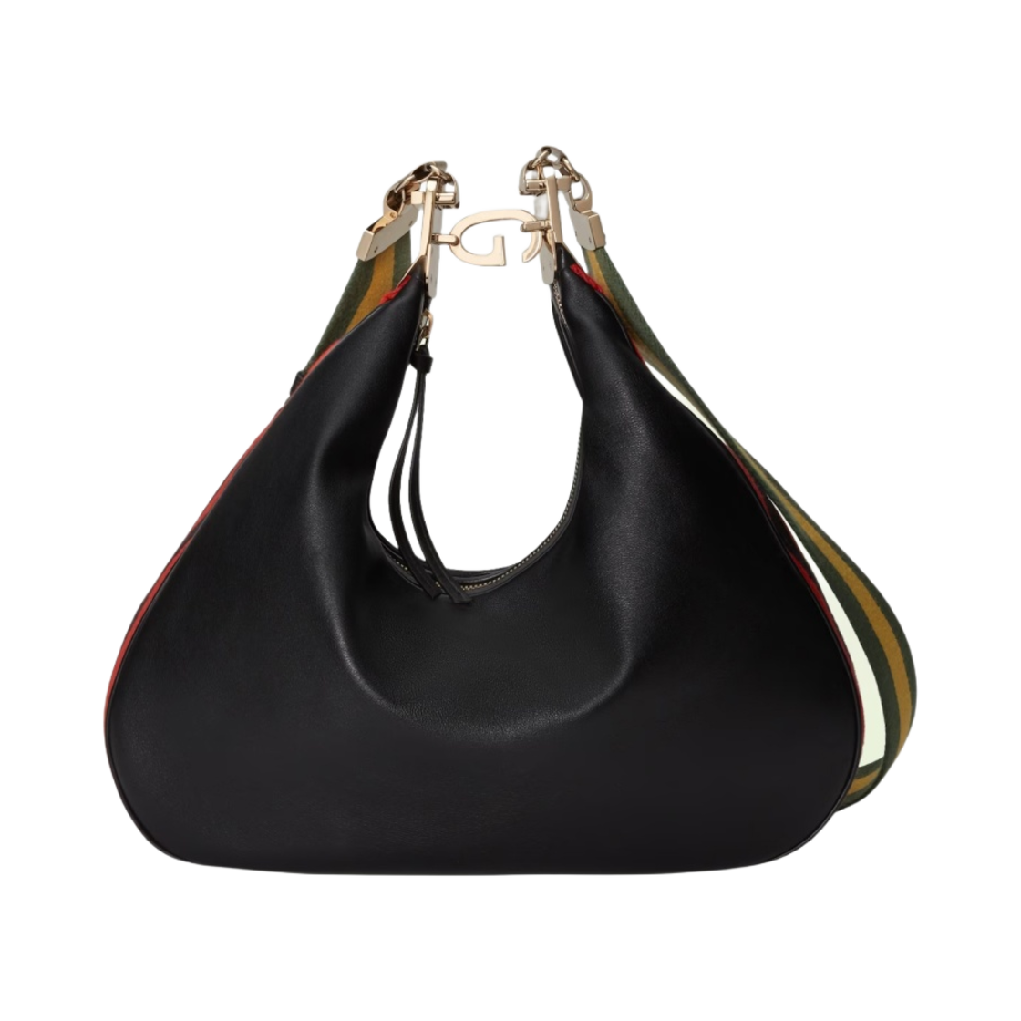 구찌 아타셰 라지 숄더백 블랙 레더(Gucci Attache Large Shoulder Bag Black Leather) - 1