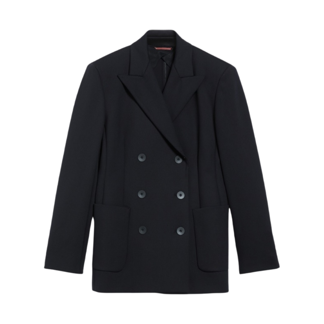 (W) 막스마라 스튜디오 모니크 스쿠버 저지 자켓 블랙((W) Max Mara Studio Monique Scuba Jersey Jacket Black) - 1