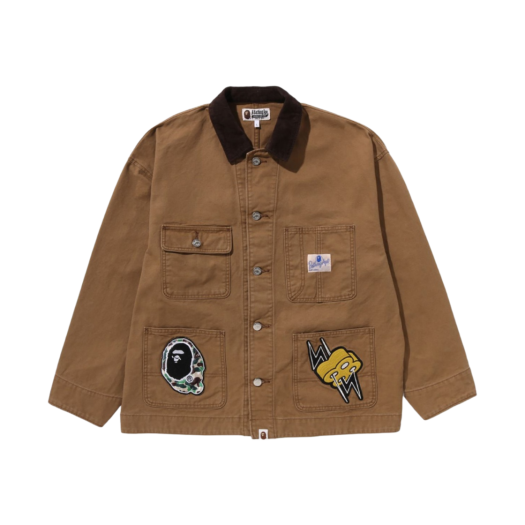 - BAPE Washed Duck Coverall Beige