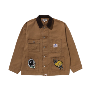 BAPE Washed Duck Coverall Beige