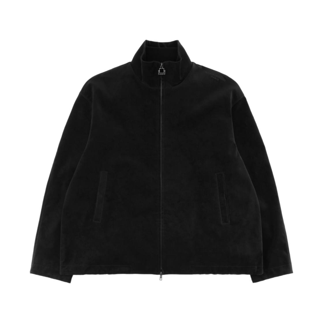 (W) 우영미 페이크 레더 밴딩 자켓 블랙 - 24FW((W) Wooyoungmi Fake Leather Banding Jacket Black - 24FW)