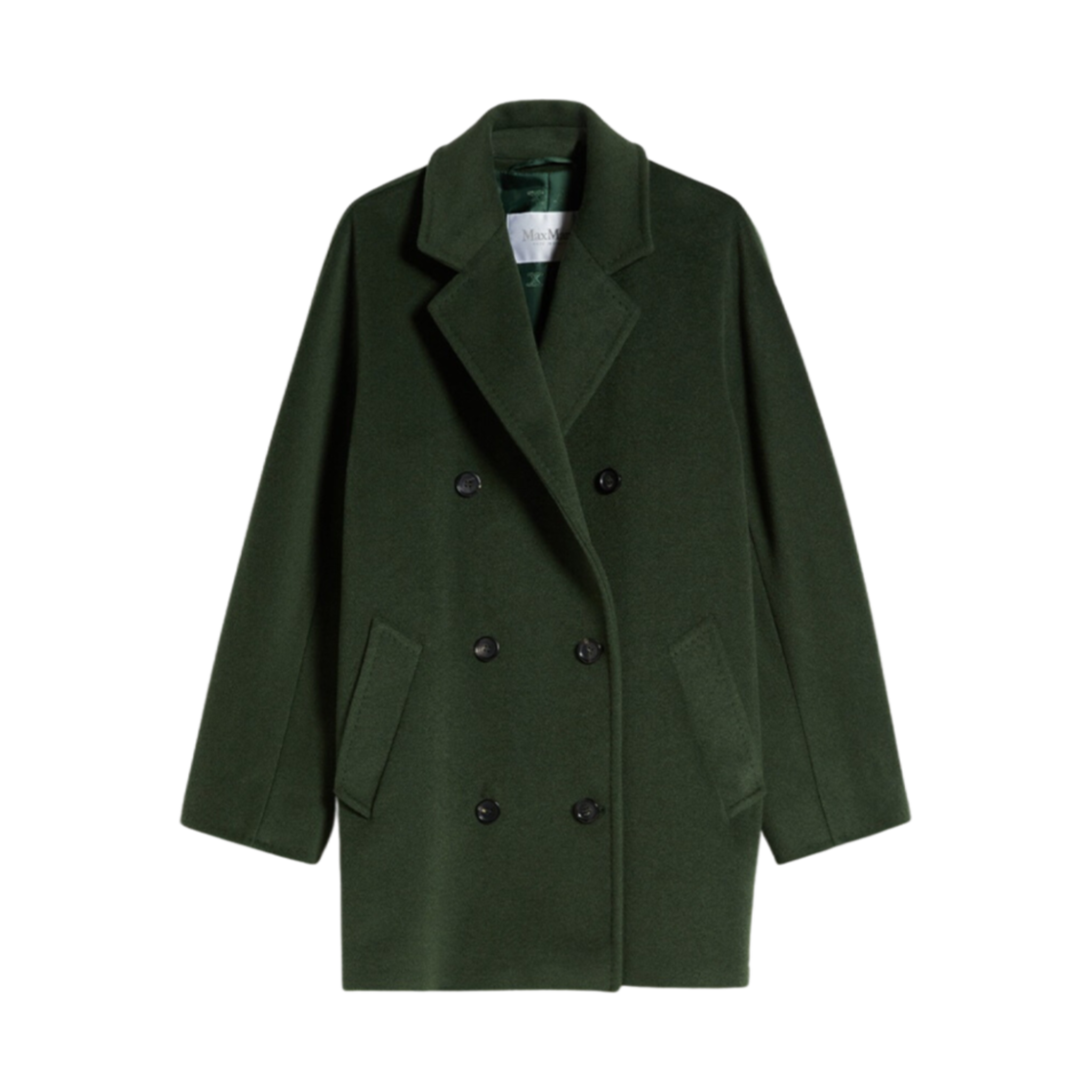 (W) 막스마라 리버스 101801 숏 아이콘 코트 모스 그린((W) Max Mara Rebus 101801 Short Icon Coat Moss Green) - 1