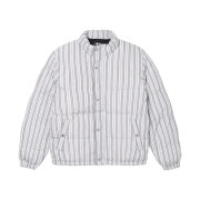 Stussy Stripe Down Puffer Jacket Bone