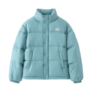 Marithe Francois Girbaud Classic Logo Duck Down Puffer Vintage Blue