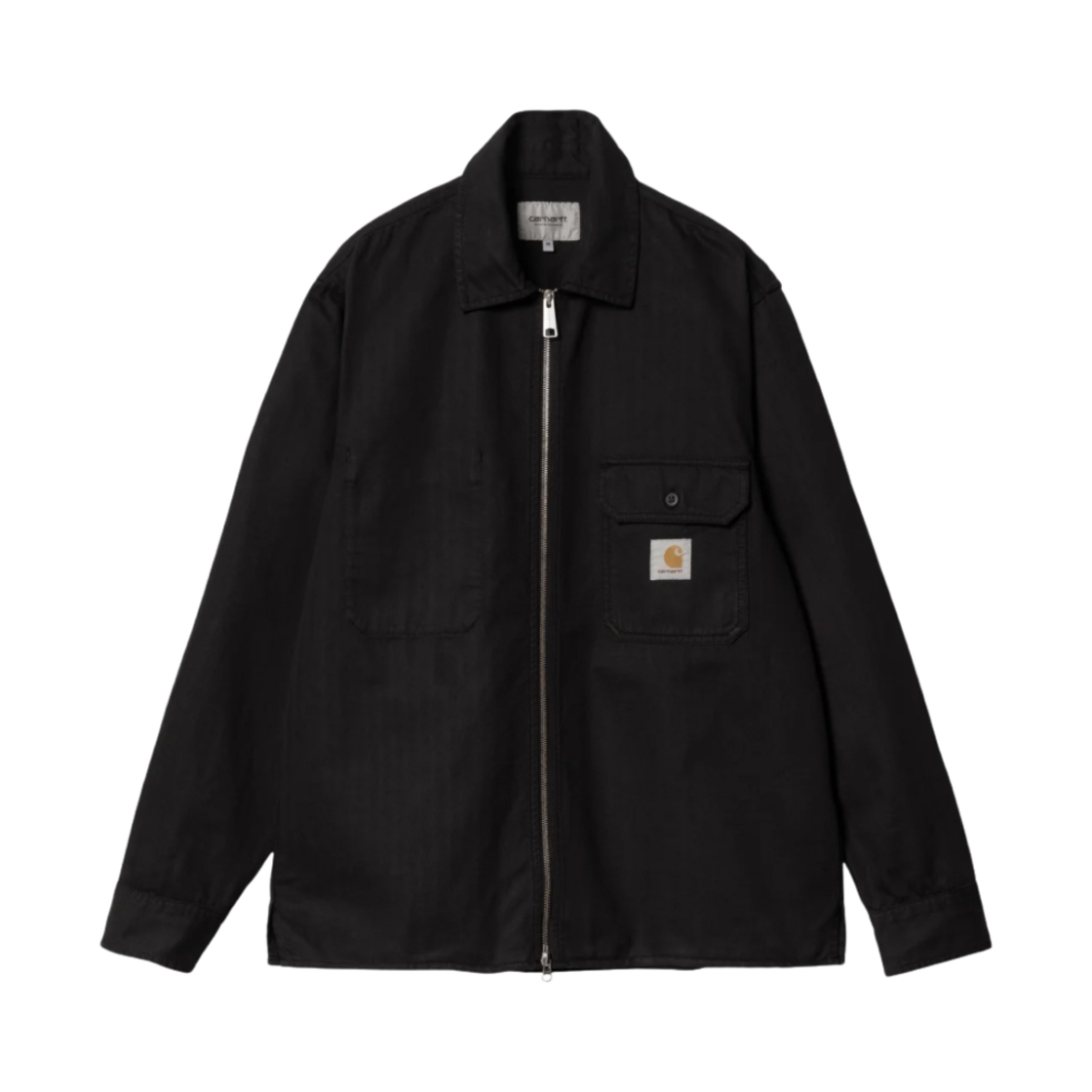I033276-89-GD Carhartt WIP Rainer Shirt Jacket Black Garment Dyed