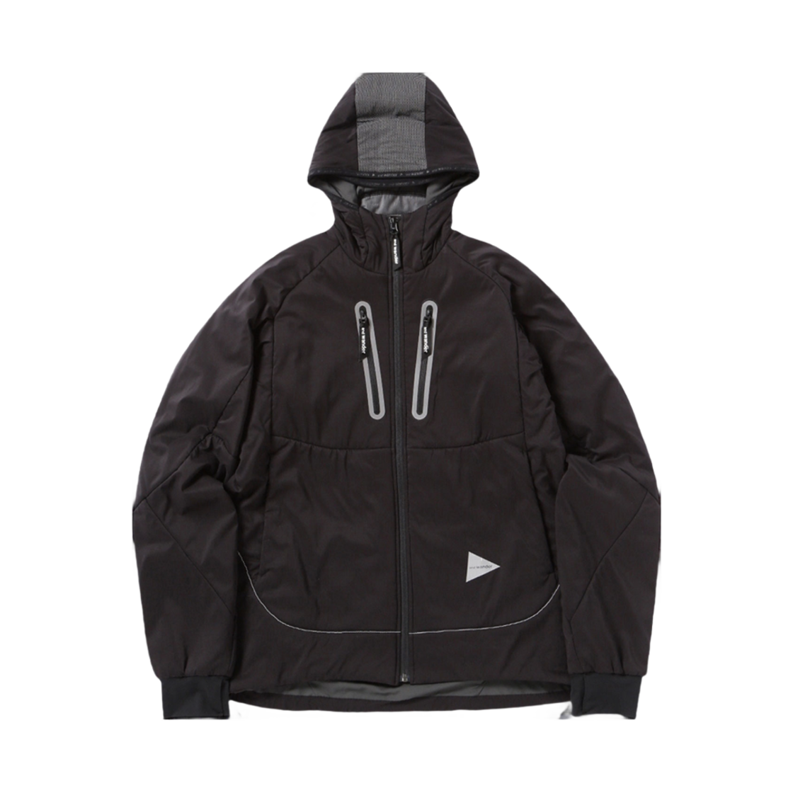 W31D6PD003_BK and wander Alpha Air Hoodie