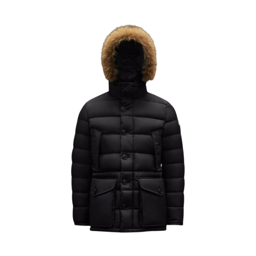 H2-091-1B52502-68352-999 Moncler Cluny Long Down Jacket Black - 22FW