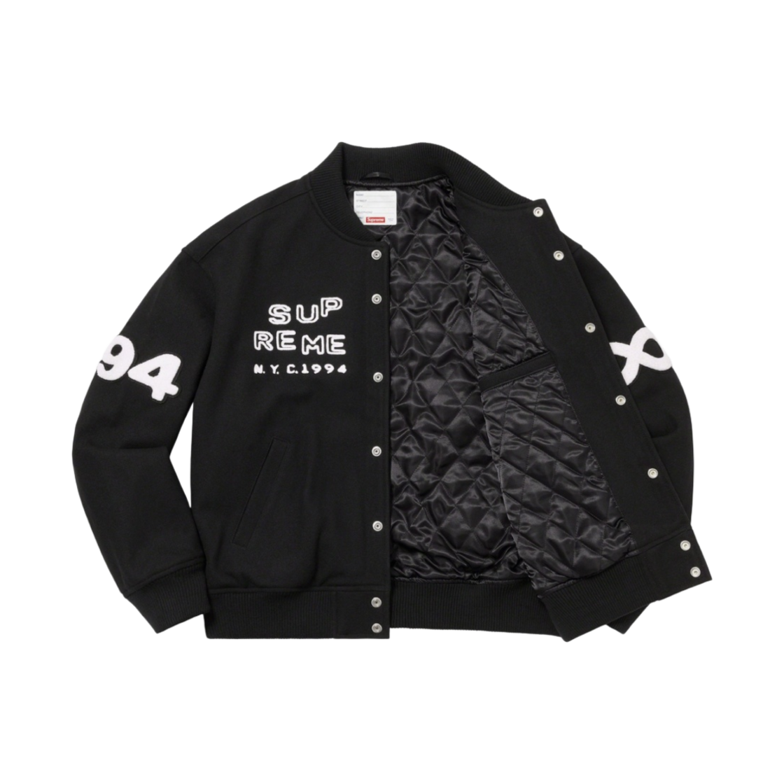 Motorcycle Vest Supreme Motion Varsity Jacket Supreme 18AW Motion