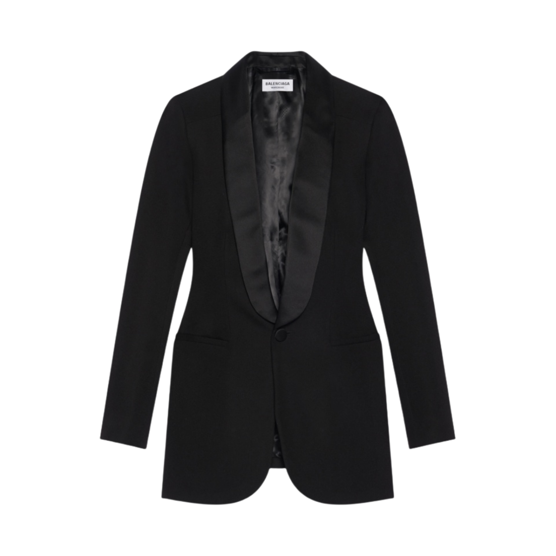 (W) 발렌시아가 아워글래스 턱시도 자켓 블랙((W) Balenciaga Hourglass Tuxedo Jacket Black) - 1