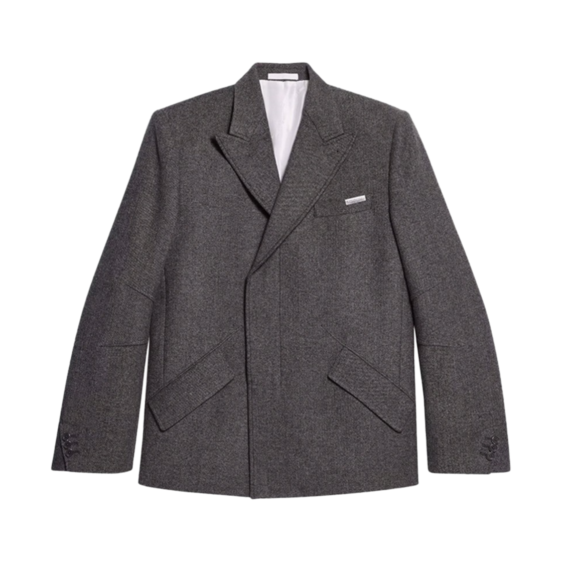 헬무트 랭 에이펙스 카 코트 그레이 멜란지 - 24FW(Helmut Lang Apex Car Coat Grey Melange - 24FW)