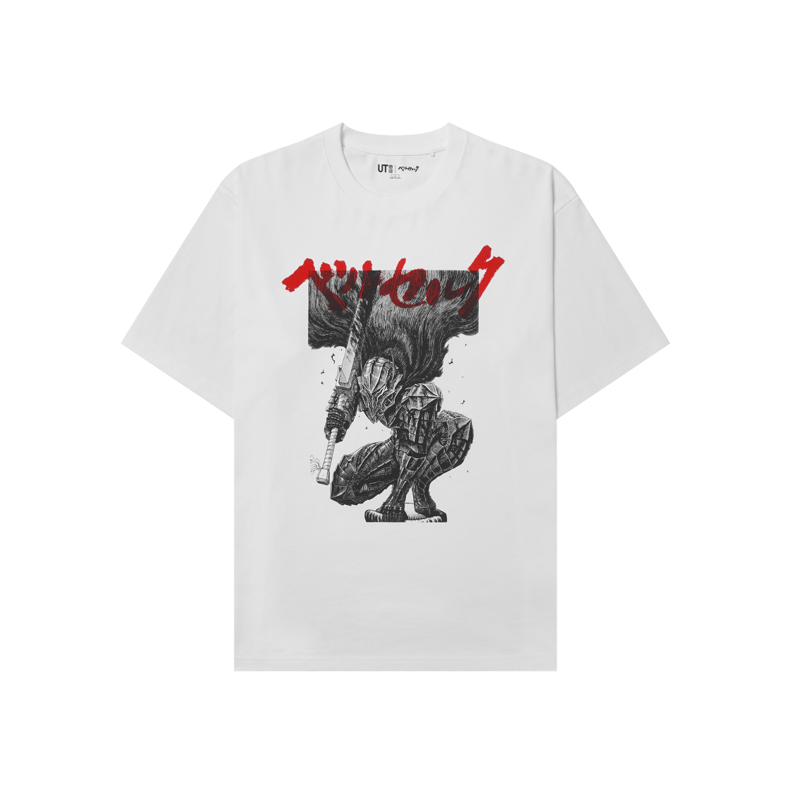 유니클로 UT x 베르세르크 망가 큐레이션 그래픽 티셔츠 A 화이트(Uniqlo UT x Berserk Manga Curation Graphic T-Shirt A White)