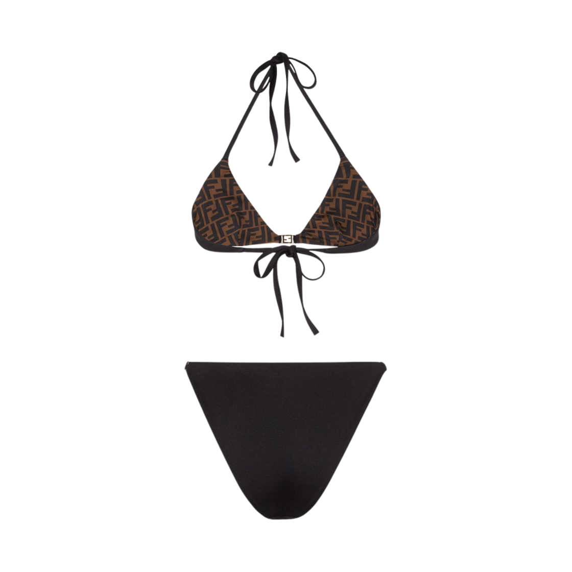 (W) 펜디 라이크라 비키니 브라운 블랙((W) Fendi Lycra Bikini Brown Black) - 2