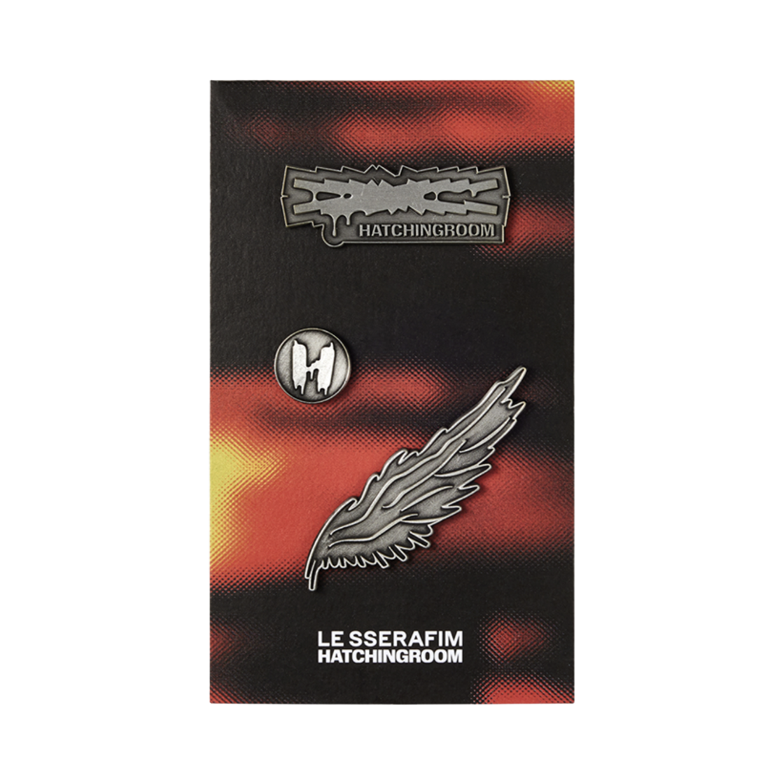 해칭룸 x 르세라핌 뱃지 (3개 세트)(Hatchingroom x LE SSERAFIM Badge (Set of 3)) - 5
