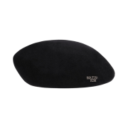 (W) Matin Kim Stud Logo Point Beret Black