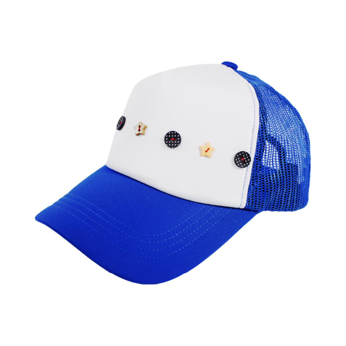 애프터누드 애프터 버튼 캡 블루(Afternude After Button Cap Blue)