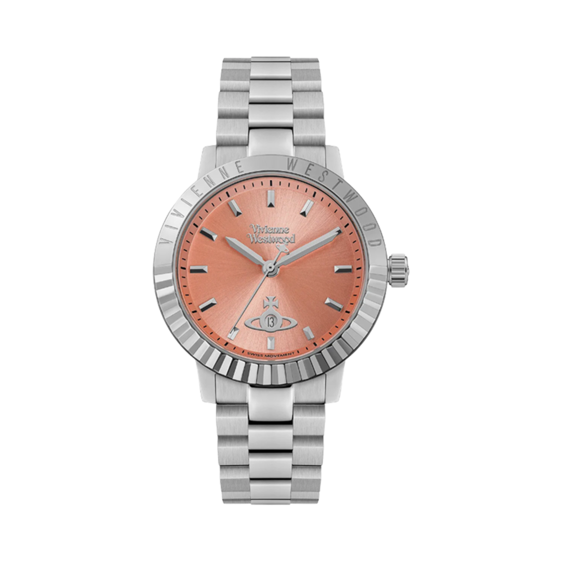 (W) 비비안 웨스트우드 둘위치 34mm 실버((W) Vivienne Westwood Dulwich 34mm Silver)
